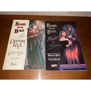 Beauty & the Beast Portrait of Love & Night of Beauty by Wendy Pini SIGNED